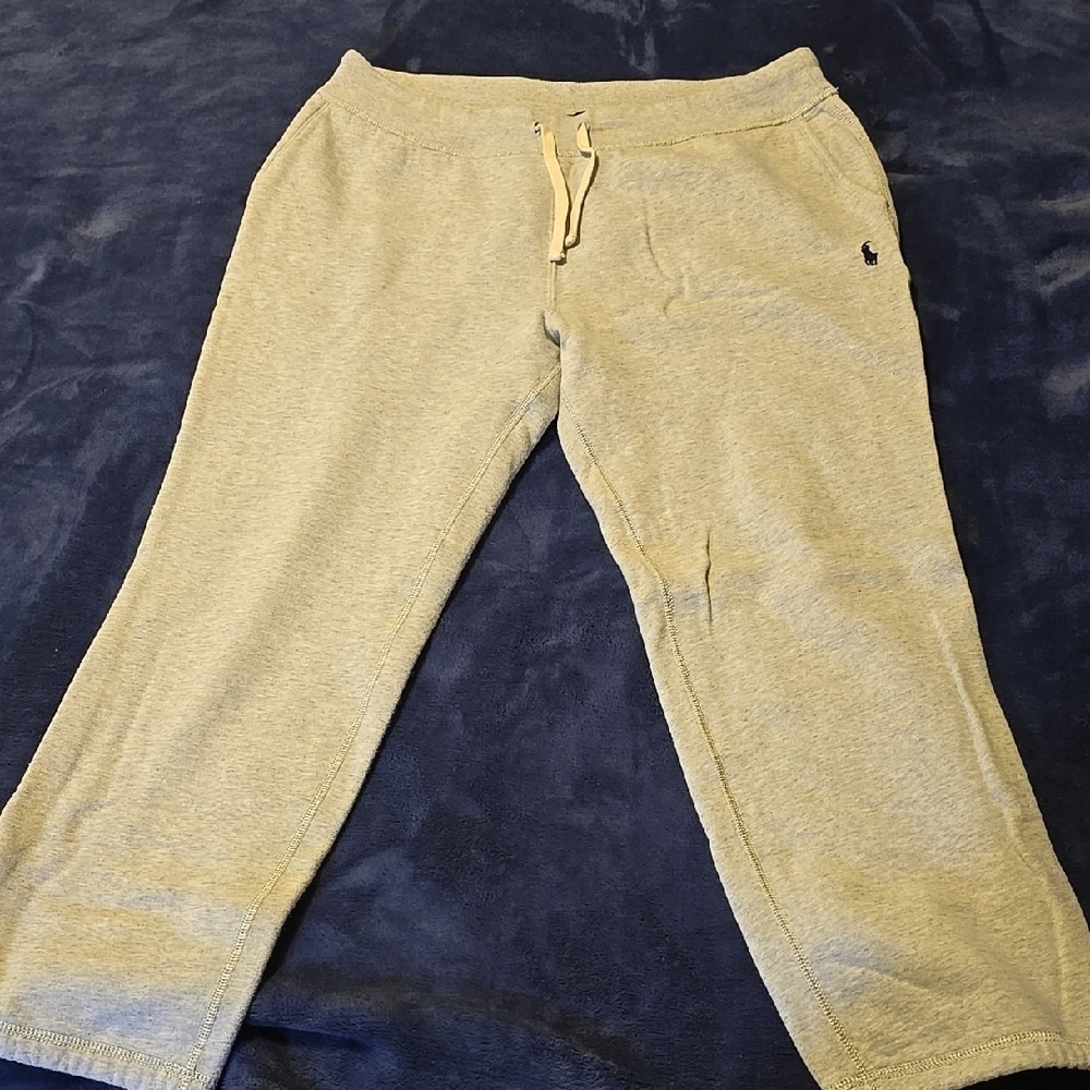 Gray Sweatpants with Logo